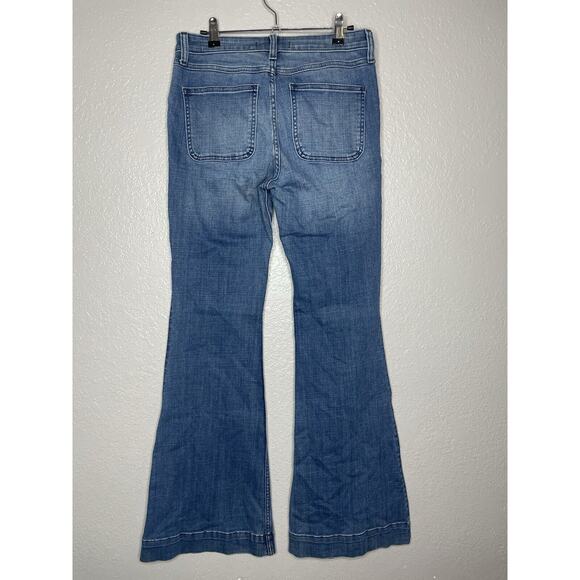 Abercrombie & Fitch Blue Flare Jeans - Picture 2 of 11